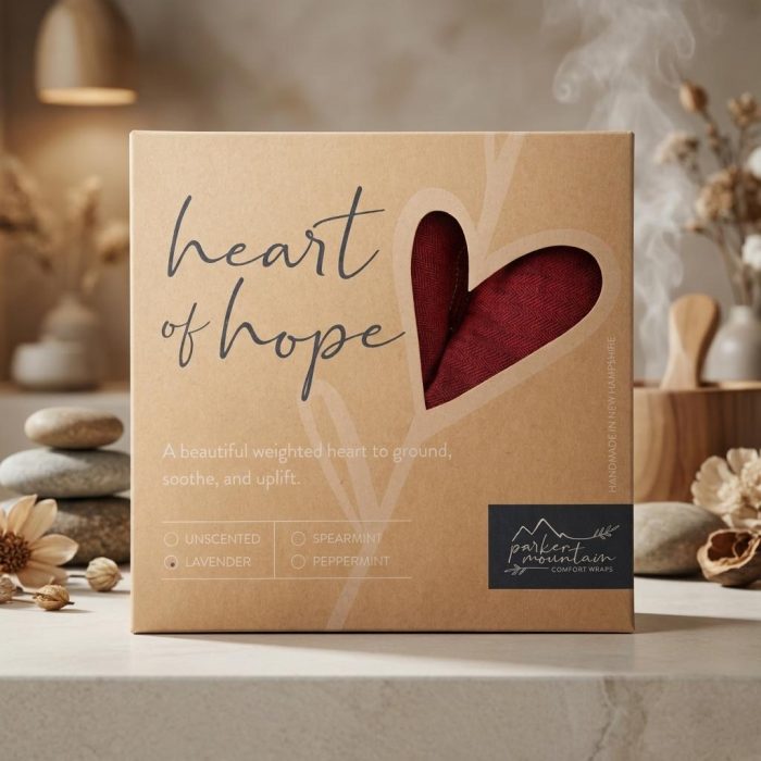 Soothing Heart Of Hope Lavender Warming Pillow 1