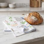 Sourdough Recipe Dish Towel - 100% Cotton Screen-printed 1