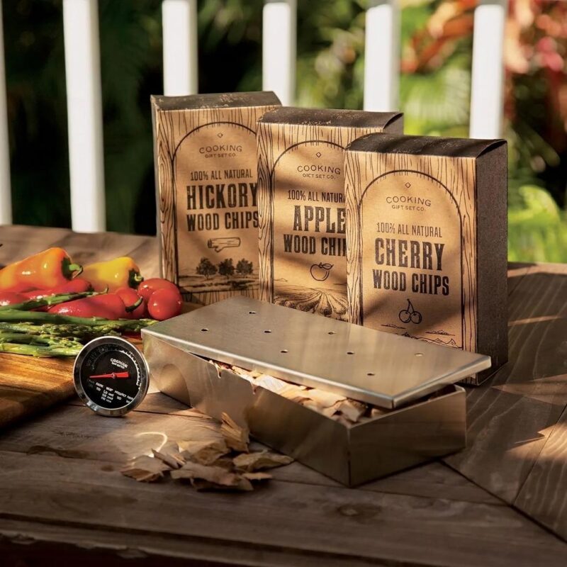 Stainless Steel Grill Smoker Gift Set 1