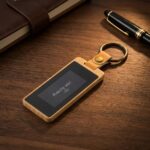 Stainless Steel Long Distance Love Letter Keychain Set Of 2 1