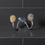Suction-mounted Sea Stone Sink Sponge Holder 2