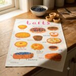Tarts Tea Towel - British Tart Illustrations (2)