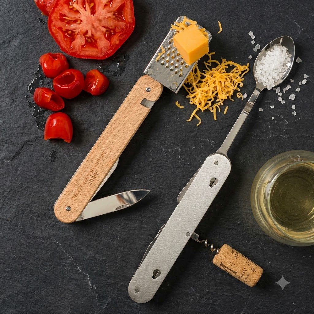 The Chef's Portable Multi-tool - Stainless Steel 12-in-1 (1) The Chef's Portable Multi-tool - Stainless Steel 12-in-1 (1)