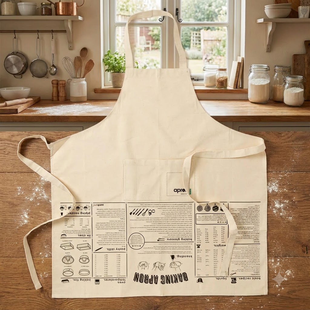 Tips & Tricks Baker's Apron - 100% Cotton (1) Tips & Tricks Baker's Apron - 100% Cotton (1)
