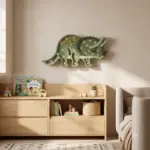 Triceratops Hand-painted Dino Lamps