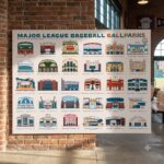 Unique Mlb Stadium Illustration Poster (1)