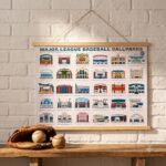 Unique Mlb Stadium Illustration Poster (2)