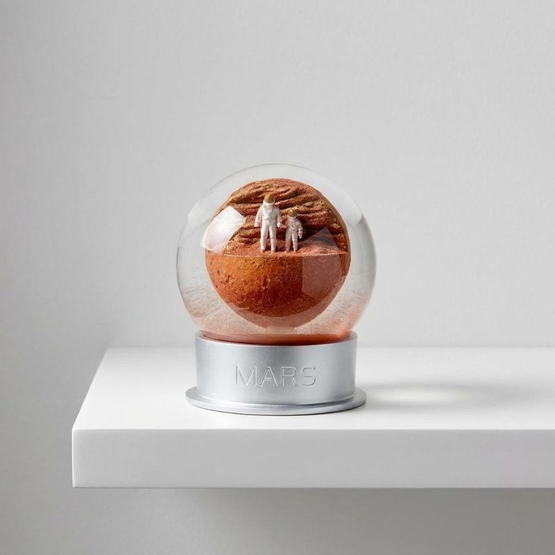 Unique Mars Dust Globe