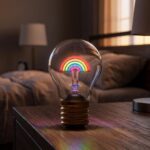 Unique Rechargeable Cordless Magic Rainbow Light Bulb