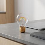 Unique Rechargeable Cordless Magic Rainbow Light Bulb 2