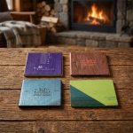 Unique Recycled Ski Coasters Set 2
