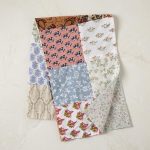 Vibrant Repurposed Sari Patchwork Tea Towel 1
