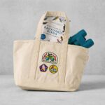 Vintage Bird Nerd Embroidered Badge Tote 1