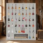 Vintage Guitars Of Rock History Poster 1