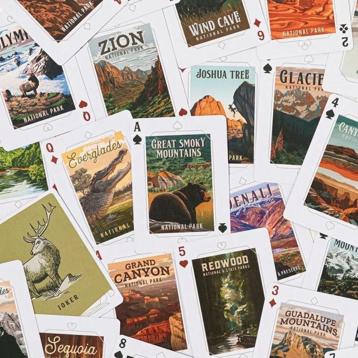 Vintage National Parks Playing Cards1
