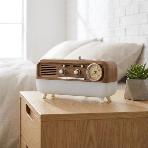 Vintage Retro White Noise Alarm Clock