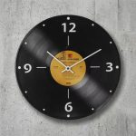 Vintage Rock And Roll Record Clock