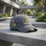 Vintage-style Bird Nerd Embroidered Badge Hat