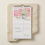 Watercolor Diy Birth Month Flower Perpetual Calendar 1