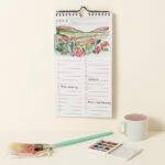 Watercolor Diy Birth Month Flower Perpetual Calendar
