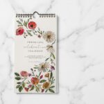 Watercolor Diy Birth Month Flower Perpetual Calendar 2