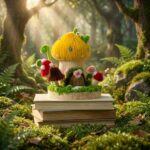 Whimsical Chenille Mushroom House Diy Kit 4