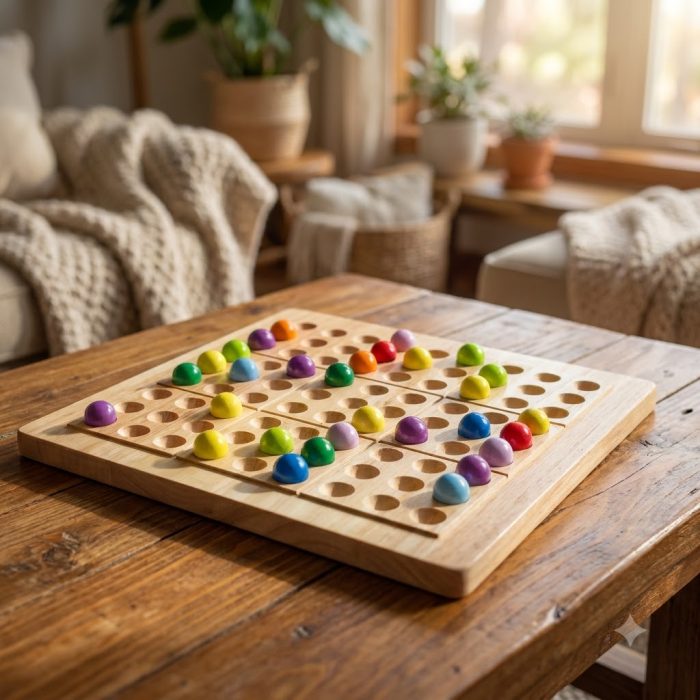 Wooden Colorku Color Sudoku Game 1