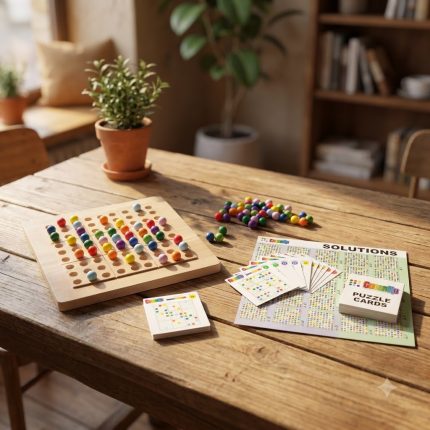 Wooden Colorku Color Sudoku Game