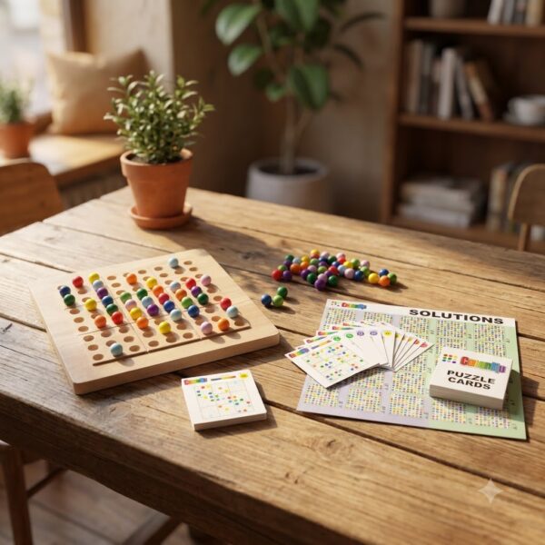 Wooden Colorku Color Sudoku Game