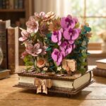 Wooden Diy Blooming Book Building Kit 1