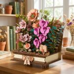 Wooden Diy Blooming Book Building Kit