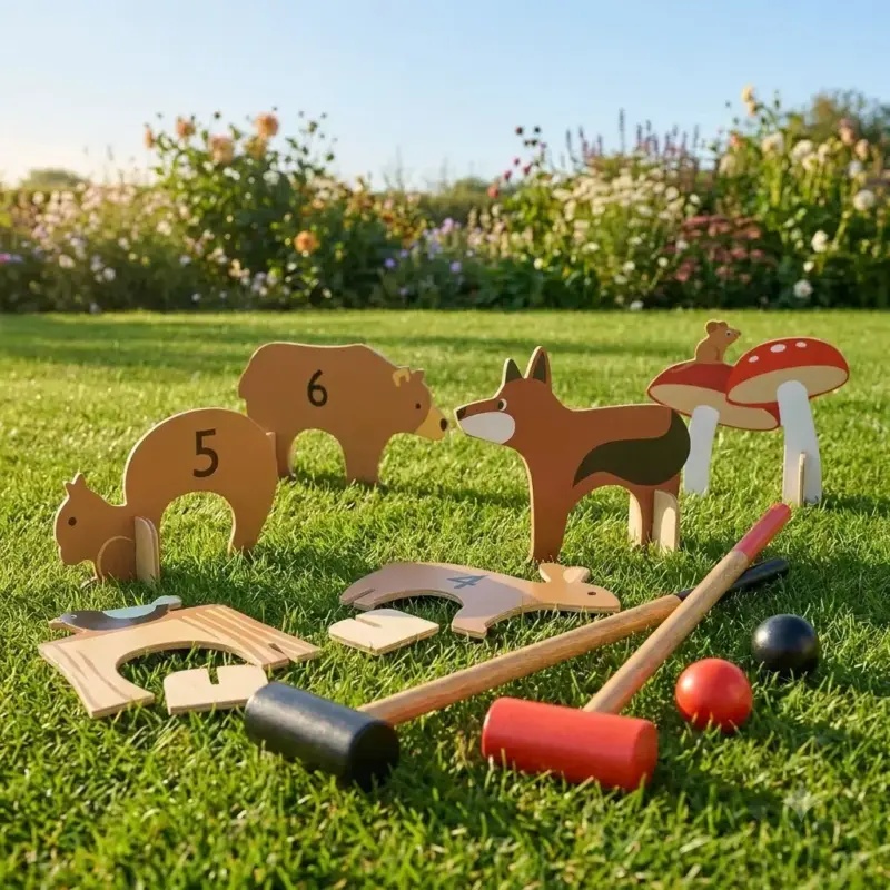 Woodland Wander Indoor Outdoor Croquet 1